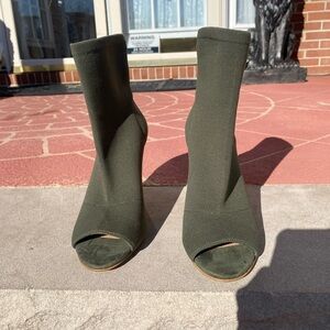 New York & Company Olive Heeled Boots